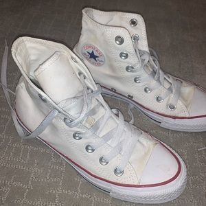 White high top converse